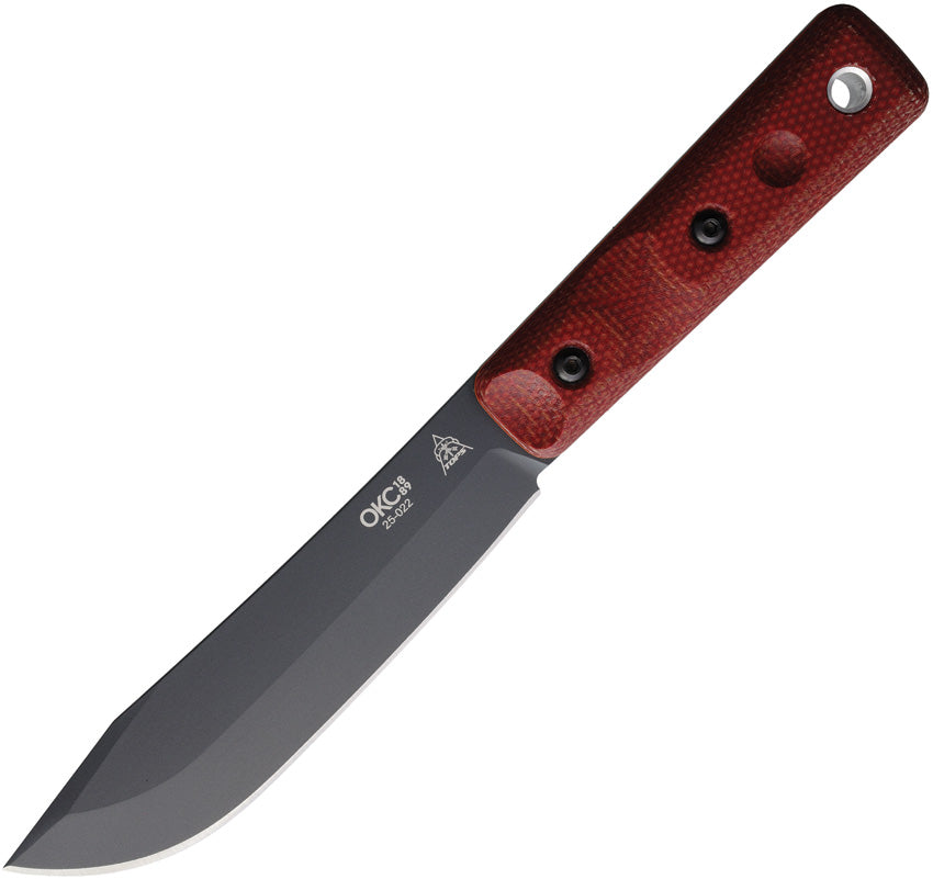 XL Hunter Fixed Blade Red Mic ON7026B BLACK BLADE
