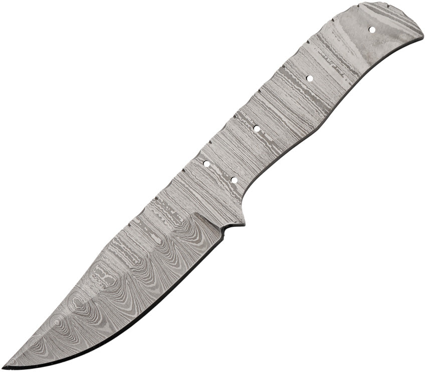 Clip Point Damascus Blank BL-DM2749