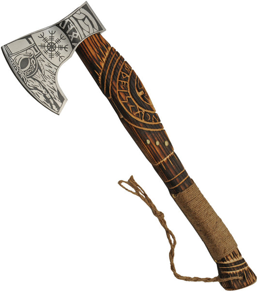 Etched Viking Axe