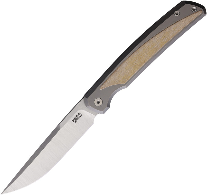 Sicario Framelock White Mic SICARIO - ANT WHITE MICARTA
