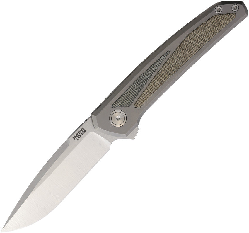 Cobra Framelock Grn/Blk PE76 COBRA GREEN BLACK MICARTA