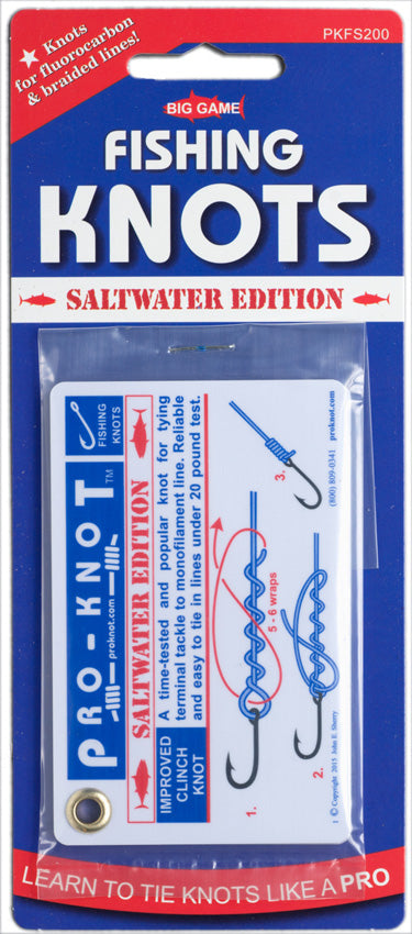 Saltwater Fishing Knot Cards PKFS200