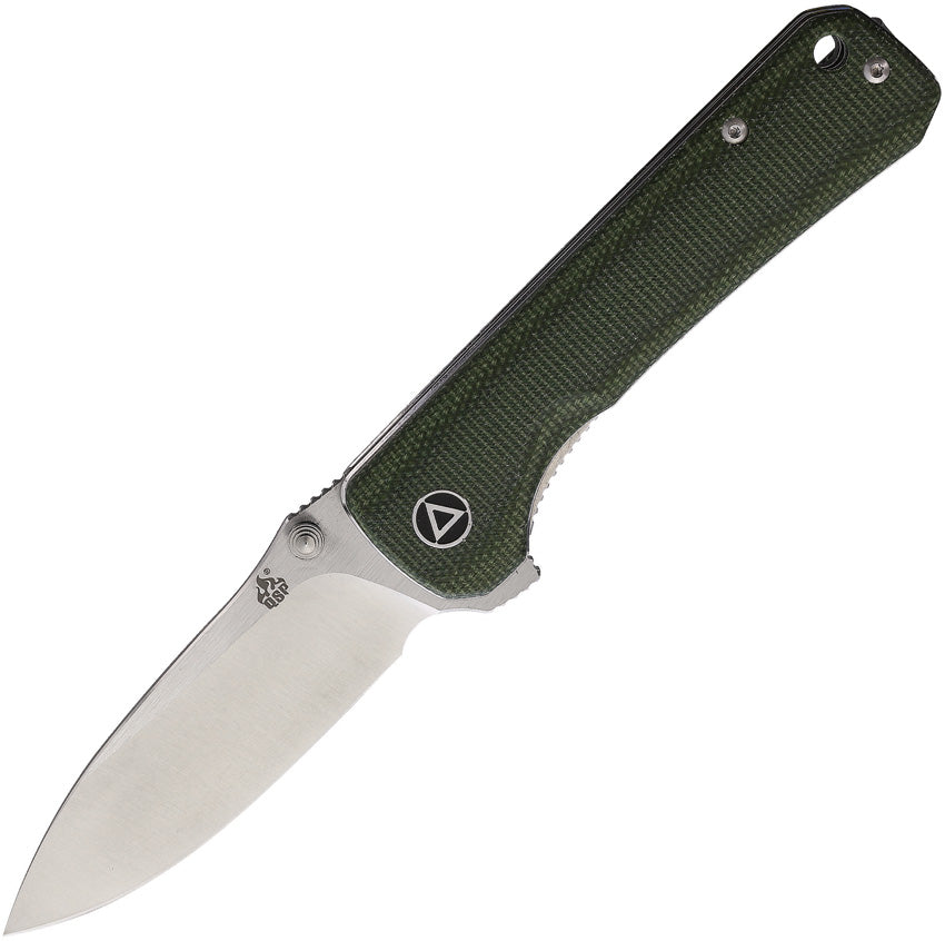 Hawk Linerlock Green Micarta QS131-H