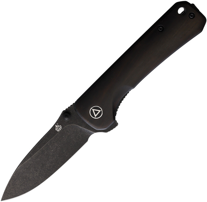 Hawk Linerlock Ebony Black QS131-P2