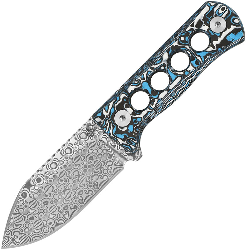 Canary Neck Knife Damascus QS141-I