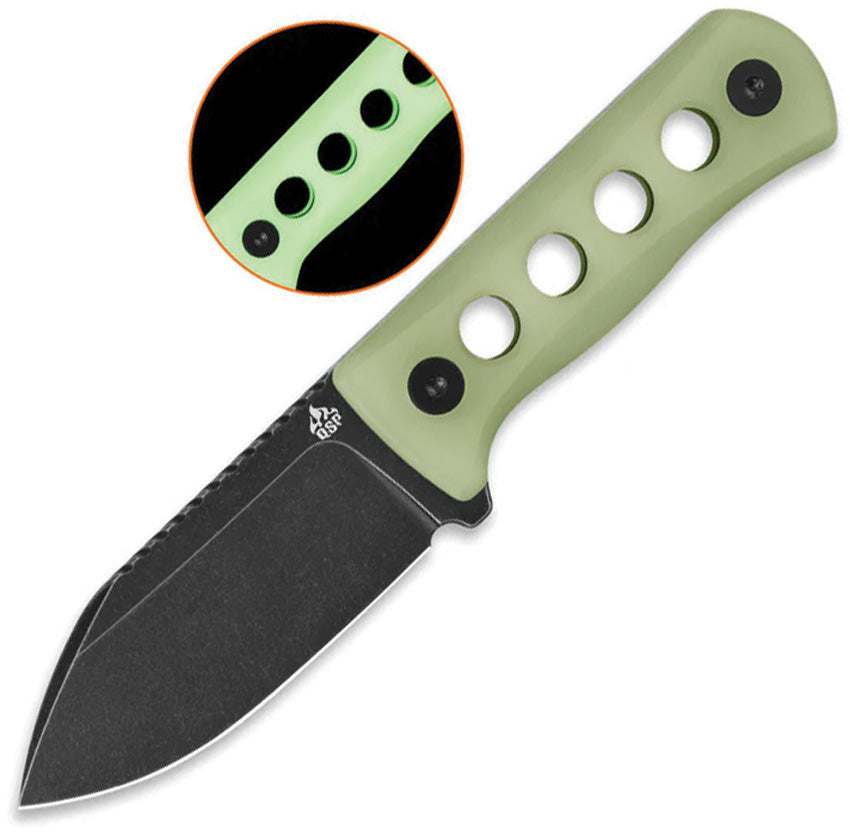 Canary Neck Knife BSW GITD QS141-K2