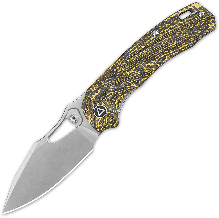 Hornbill Linerlock Golden CF QS146-A1
