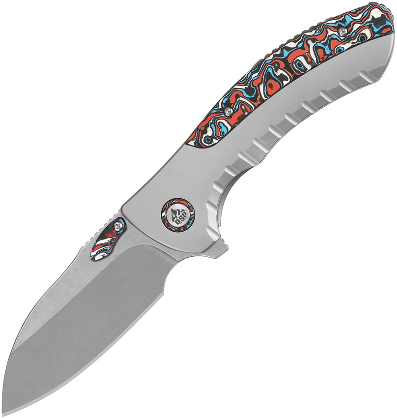 Capybara Framelock Ti CF QS152-B2