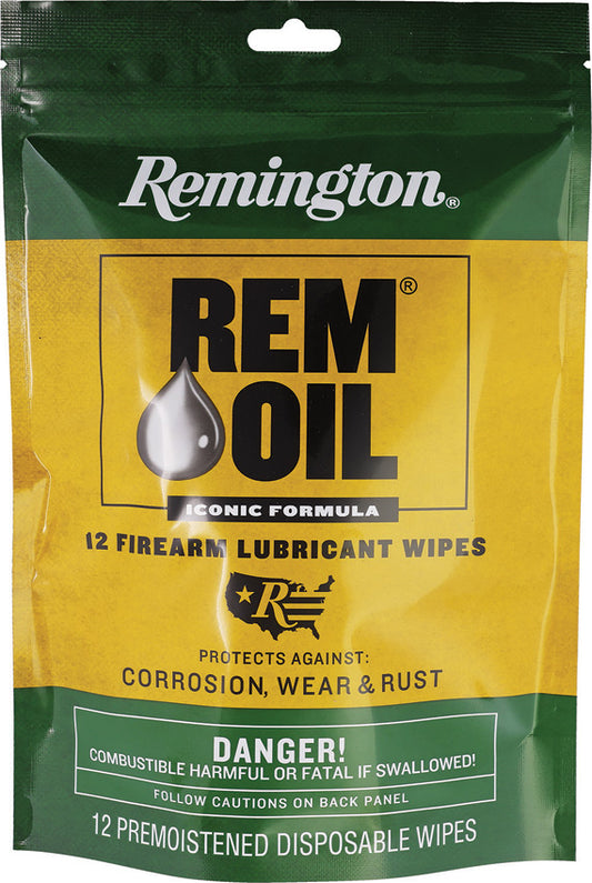 Rem-Oil Wipes (12 Count)