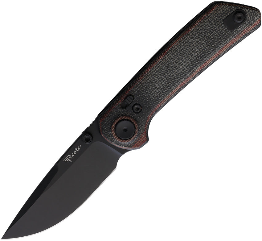 PL-XT Pivot Lock Blk/Red PVD  PL XT RED BLACK MICARTA PVD