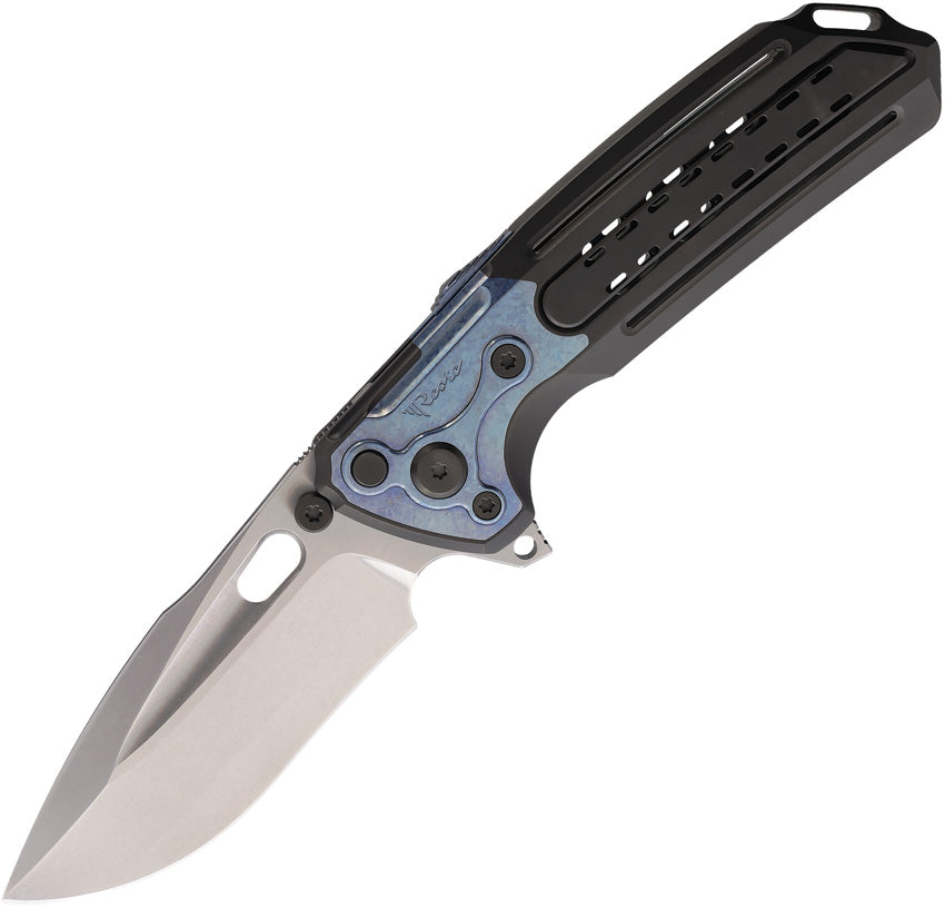 Terminator 6000 Framelock Blue T6000 CRYSTALIZEDÂ  TITANIUM-BL