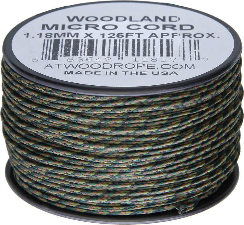 Micro Cord 125ft Woodland MC04 - WOODLAND