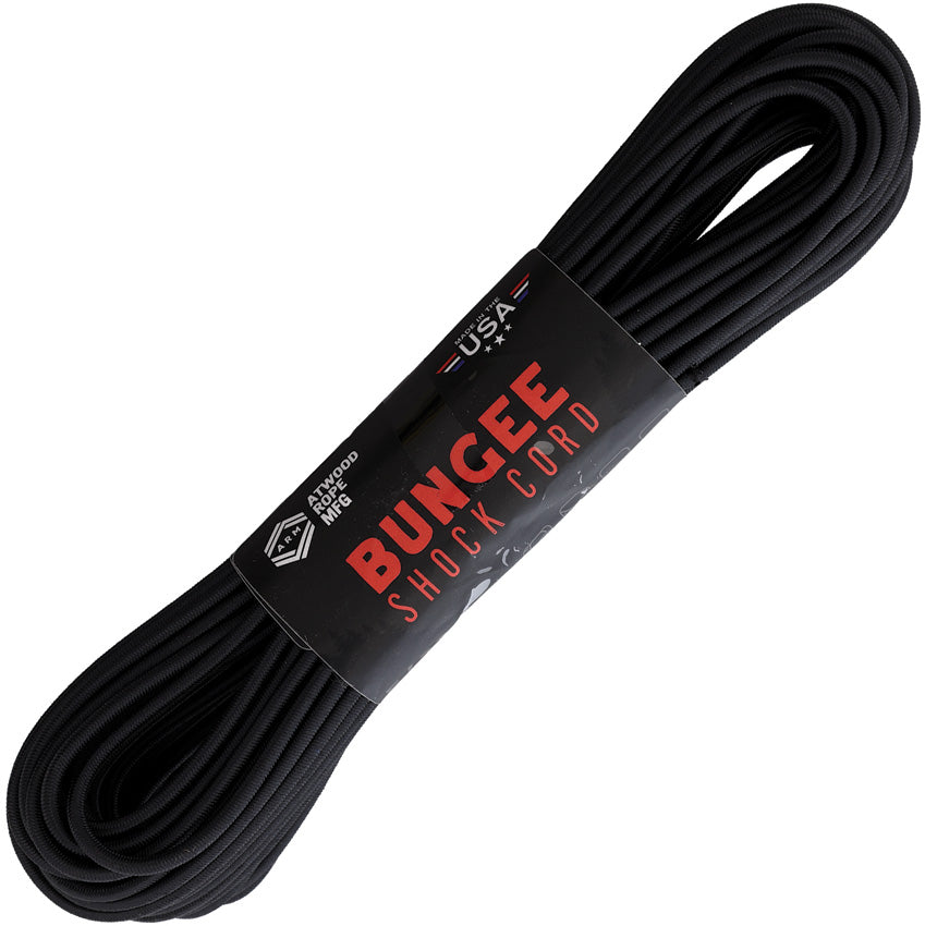 Bungee Shock Cord 50ft Black SC01-50 BLACK