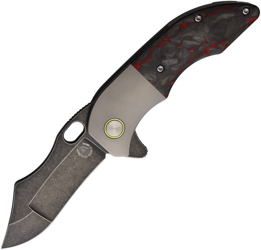 War Pig Framelock RedCF