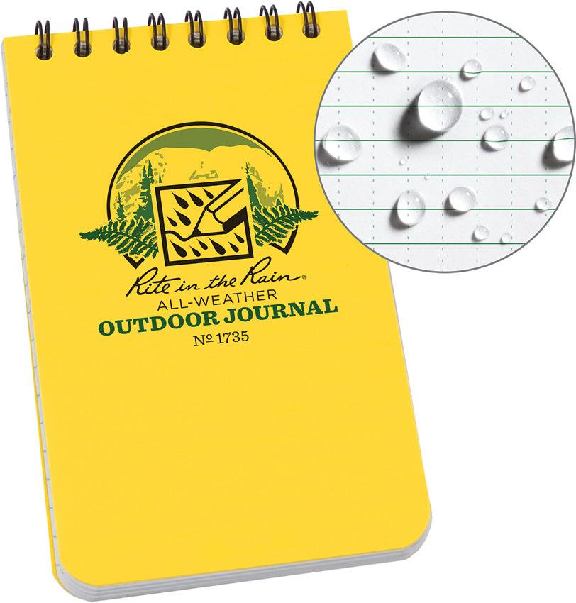Top Spiral Yellow Notebook 3x5 1735