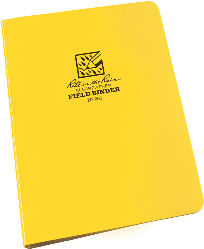 Ring Binder Yellow 1/2in 200