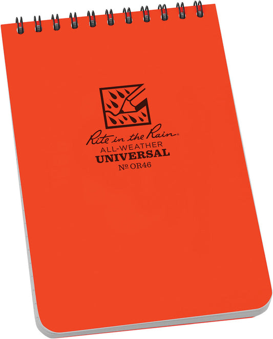 Top Spiral Notebook Orange