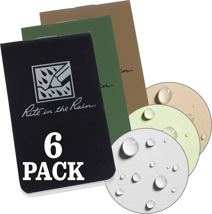 OTG Notebook Tactical- 6pk OTG-TAC