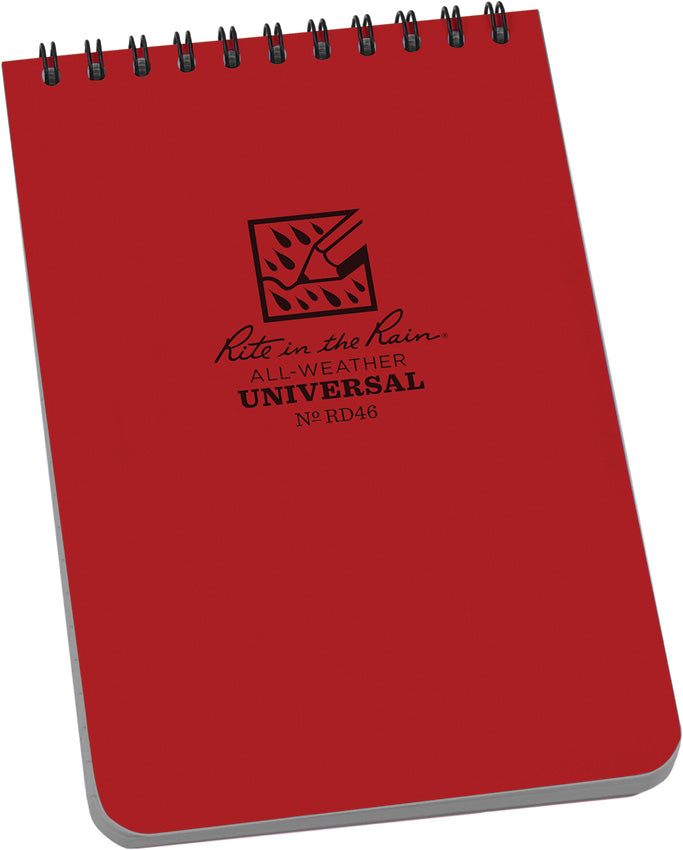 Top Spiral Red Notebook 4x6 RD46
