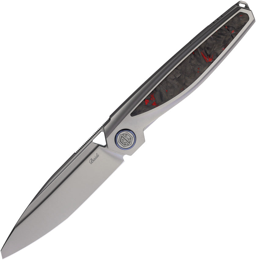 Baidi-T Linerlock Red CF BAIDI-T-RCF