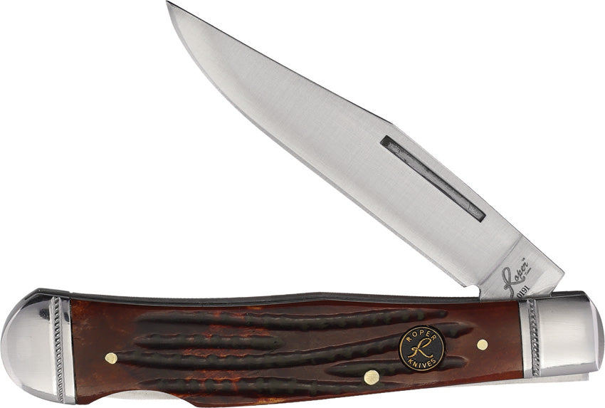 Lockback Trapper Brown Bone RP0005CBB