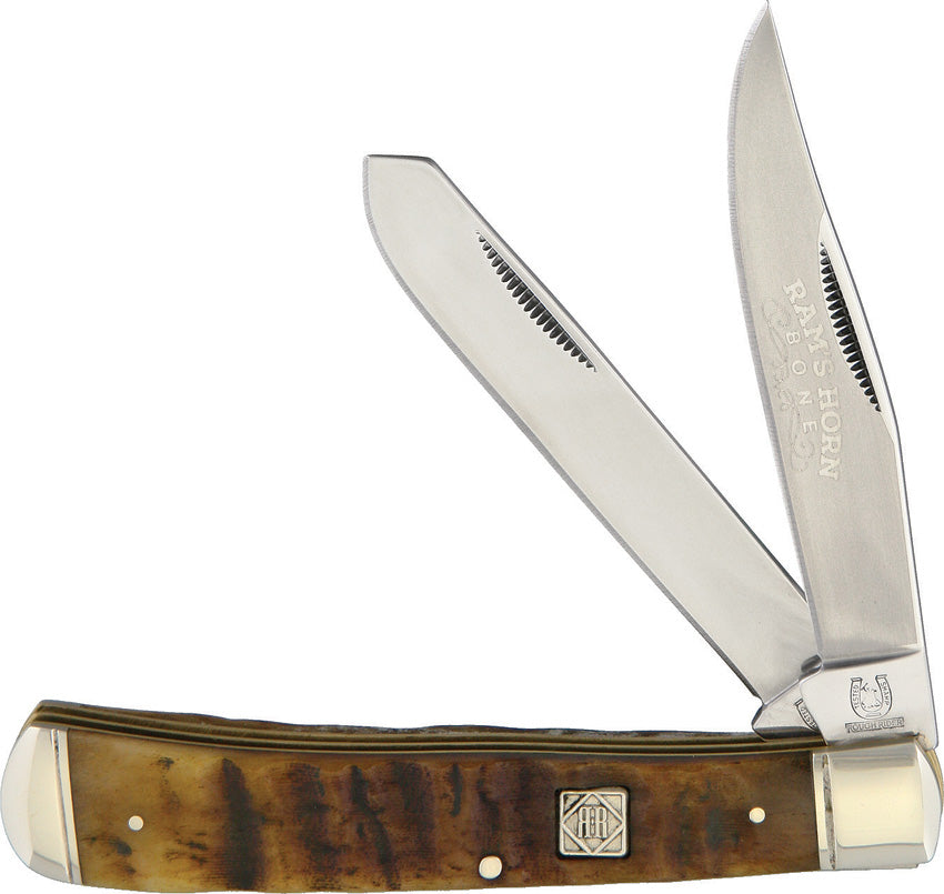 Trapper Rams Horn Jigged Bone KB201 RAMS HORN BONE