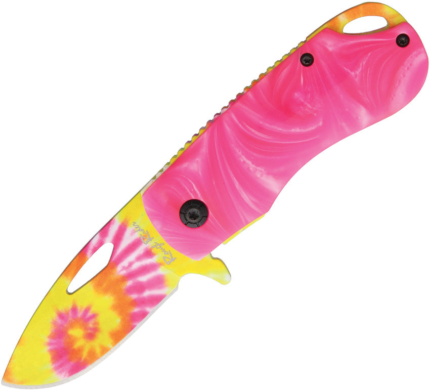 Pink Tie Dyed Linerlock A/O BZ010707-PINK