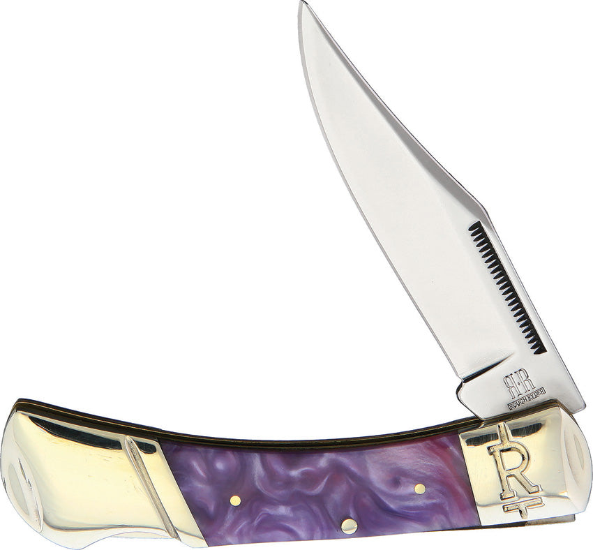 Purple Swirl Lockback RR2149 / KA09R