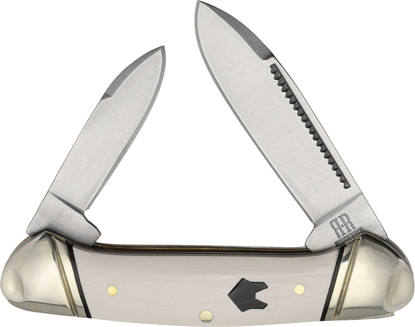 Mini Canoe White Micarta