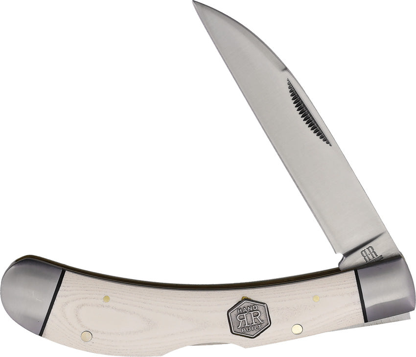 Lockback White Micarta RR2712 KA63W