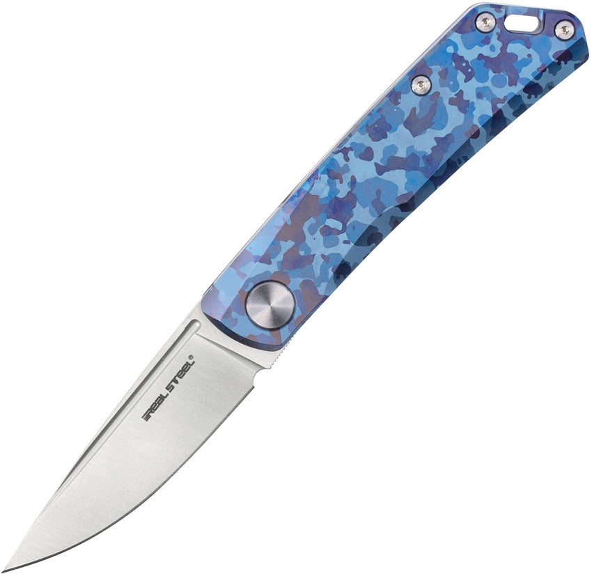Luna TC Slip Joint Blue Camo 7001TC04B