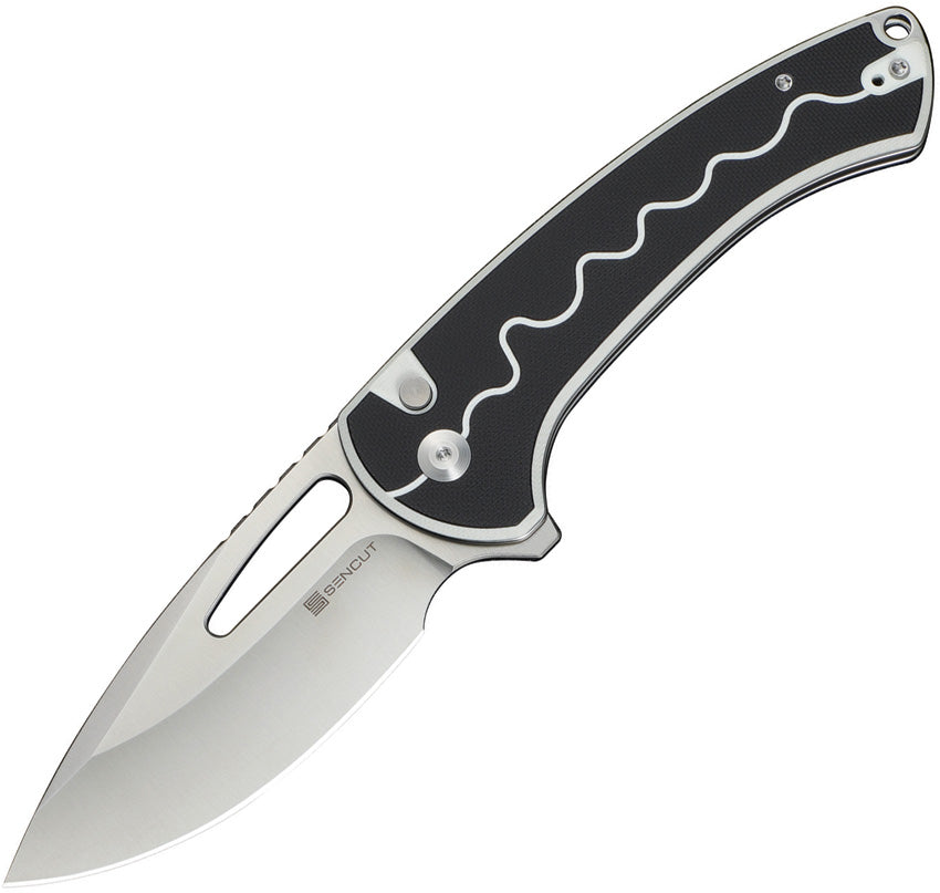 Squiggy Button Lock Black S24082A-1