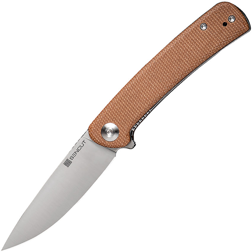 Neches Linerlock Brn Micarta SA09D