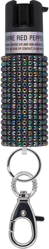 Jewel Design Pepper Spray Blk KR-J-BK-02