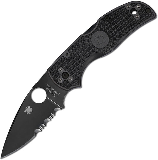 Native 5 Lockback Black Serr C41PSBBK5