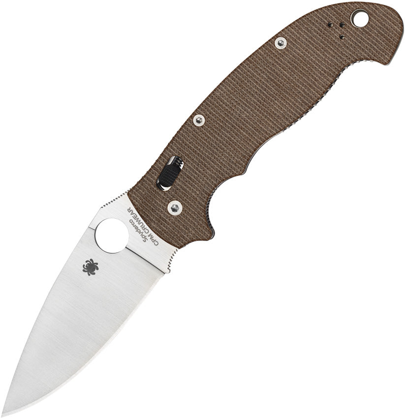 Manix 2 XL Brn Canvas Micarta