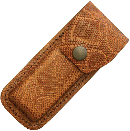 Leather Belt Sheath Python