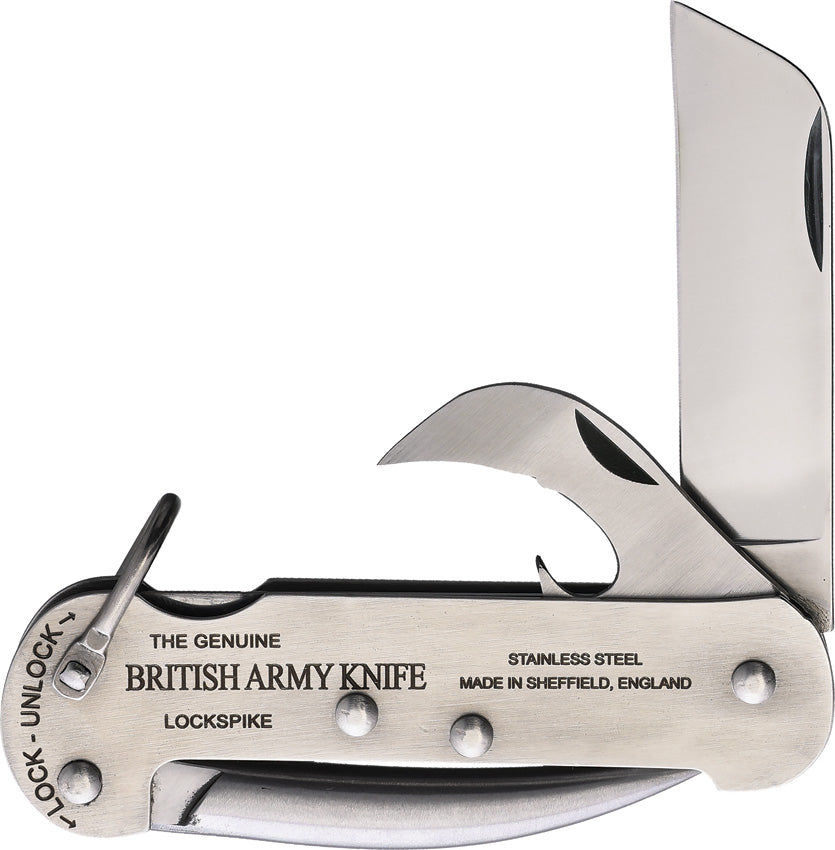 Gen British Army Clasp Knife BRITISH ARMY 3 LOCKING/LANYARD