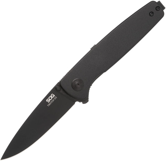 Twitch III Linerlock Black SOG-11-15-01-43