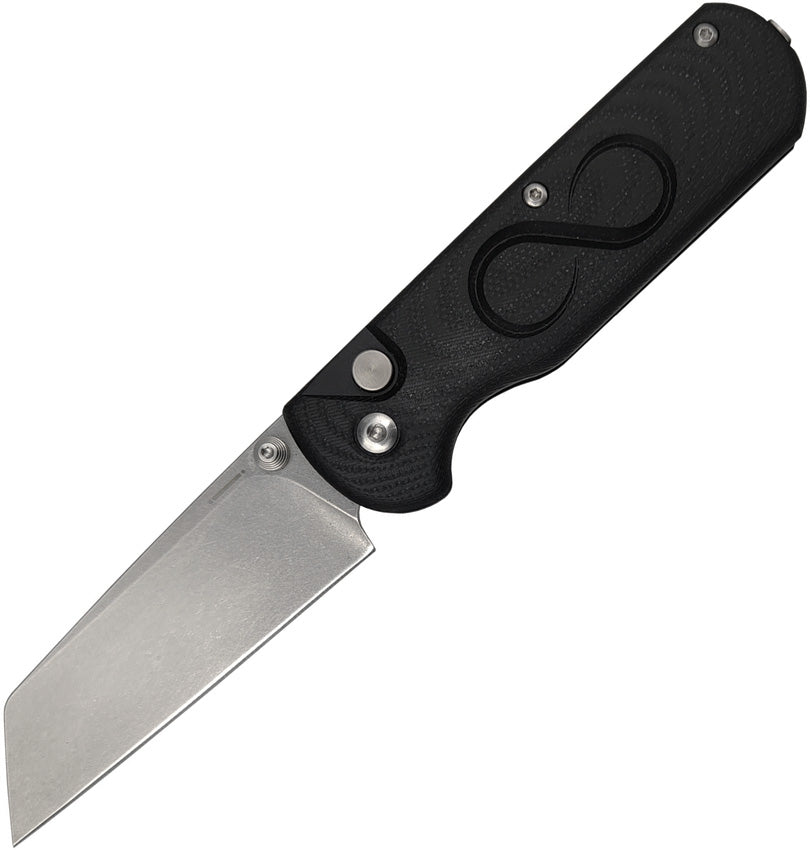 Rox Button Lock Black G10 RX-BG