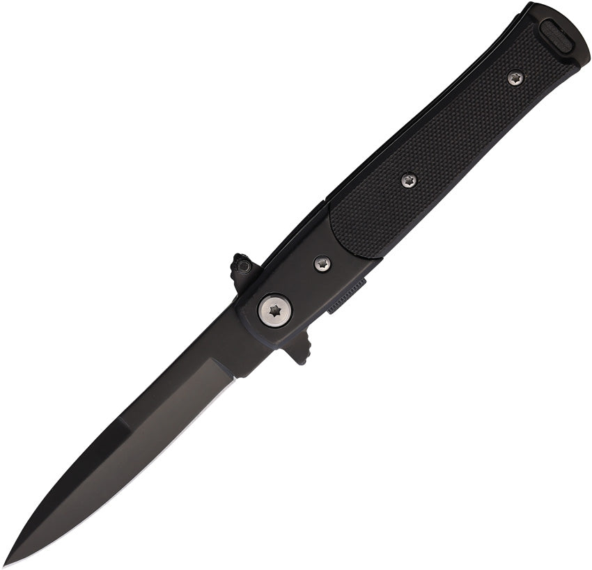 Stiletto Style Linerlock Black T27108BK-2