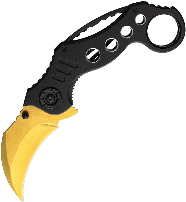 Karambit Linerlock A/O Gold T2734GD