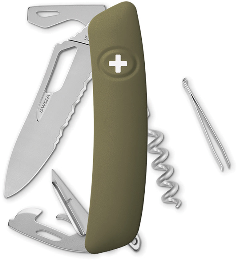 SH03 Swiss Pocket Knife Olive KST.0036.1050