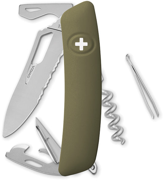 SH03 Swiss Pocket Knife Olive KST.0036.1050