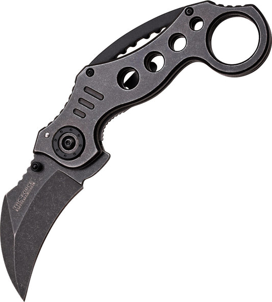Karambit Black Stonewash A/O TF-578SW