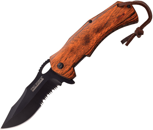 Linerlock A/O Brown Pakkawood