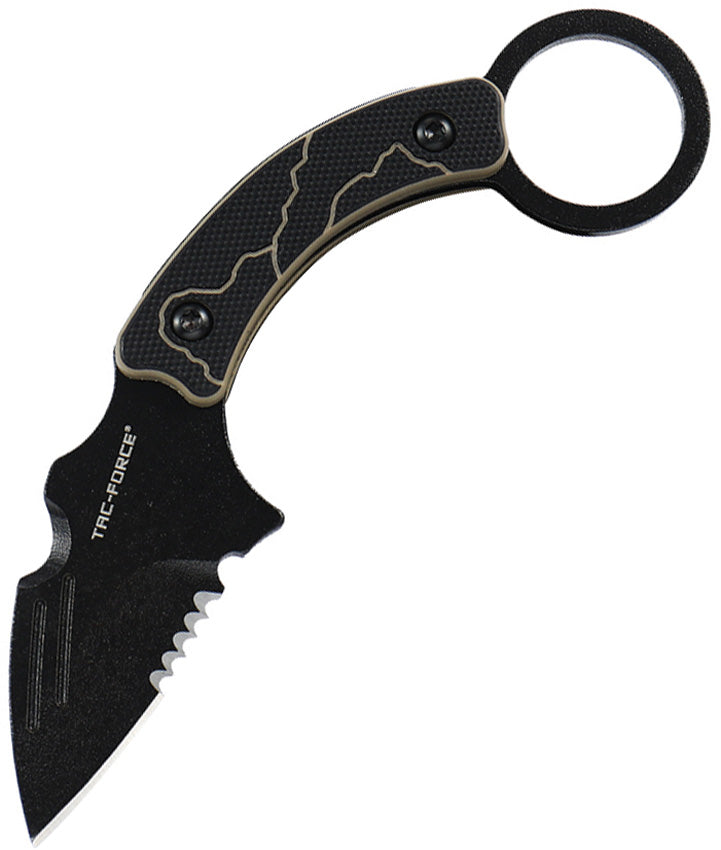 Fixed Blade Black/tan TF-FIX111GN