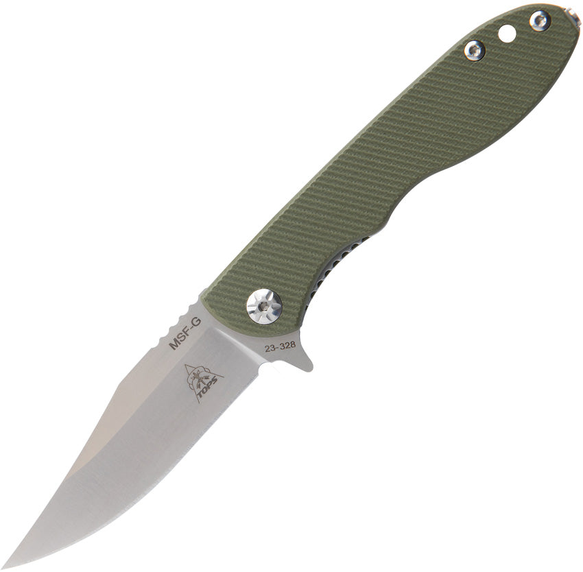 MSF Linerlock Green Elmax  MSFG-01