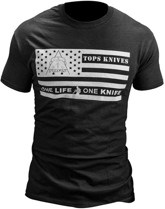 T-Shirt Flag Logo Black Medium