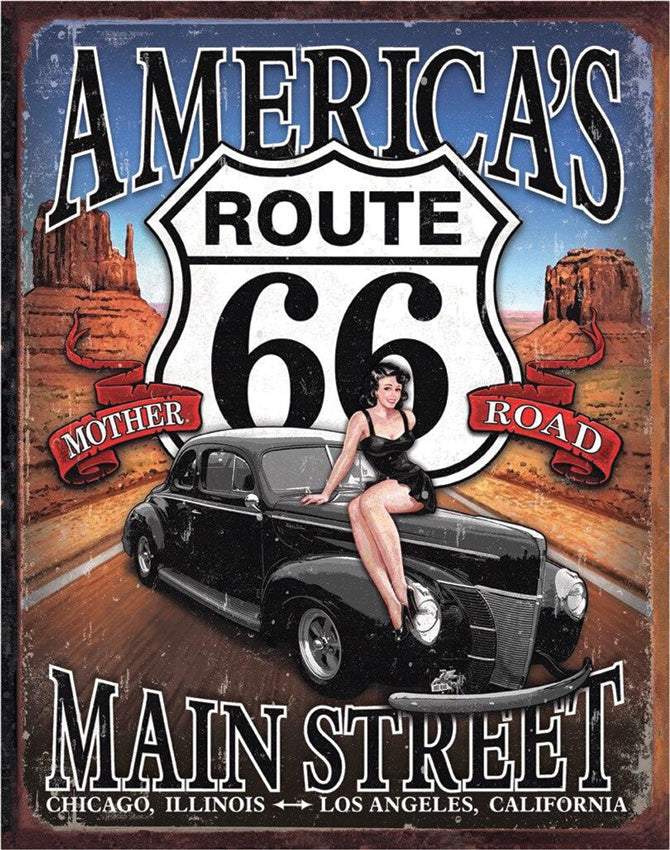 Route 66 Sign 1957